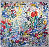 Blomster-180x170 cm - Ida Bang Augsburg
